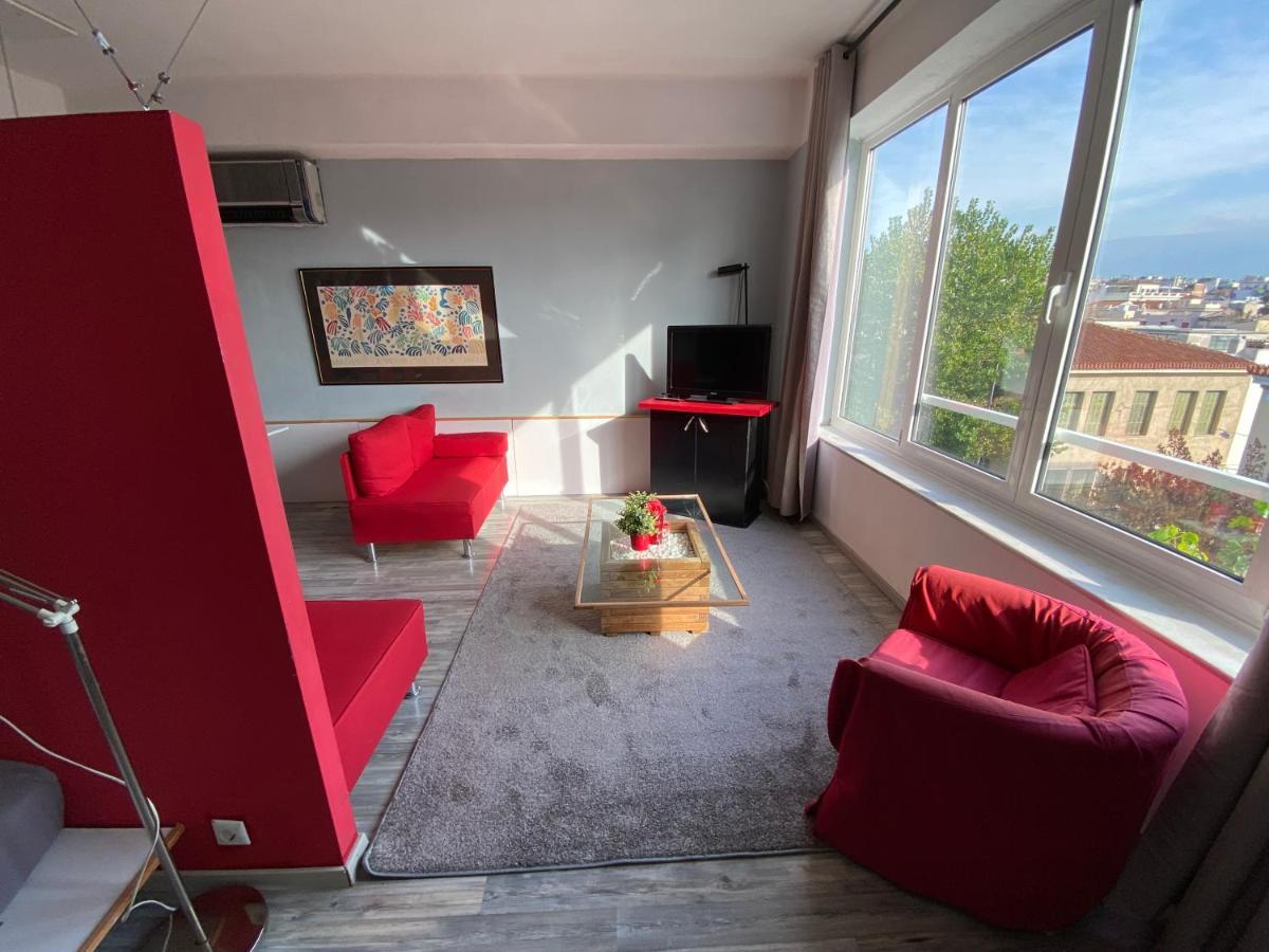 Apartmán Red Grey Loft Atény Exteriér fotografie